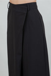 Wrap Detail Wide Pants